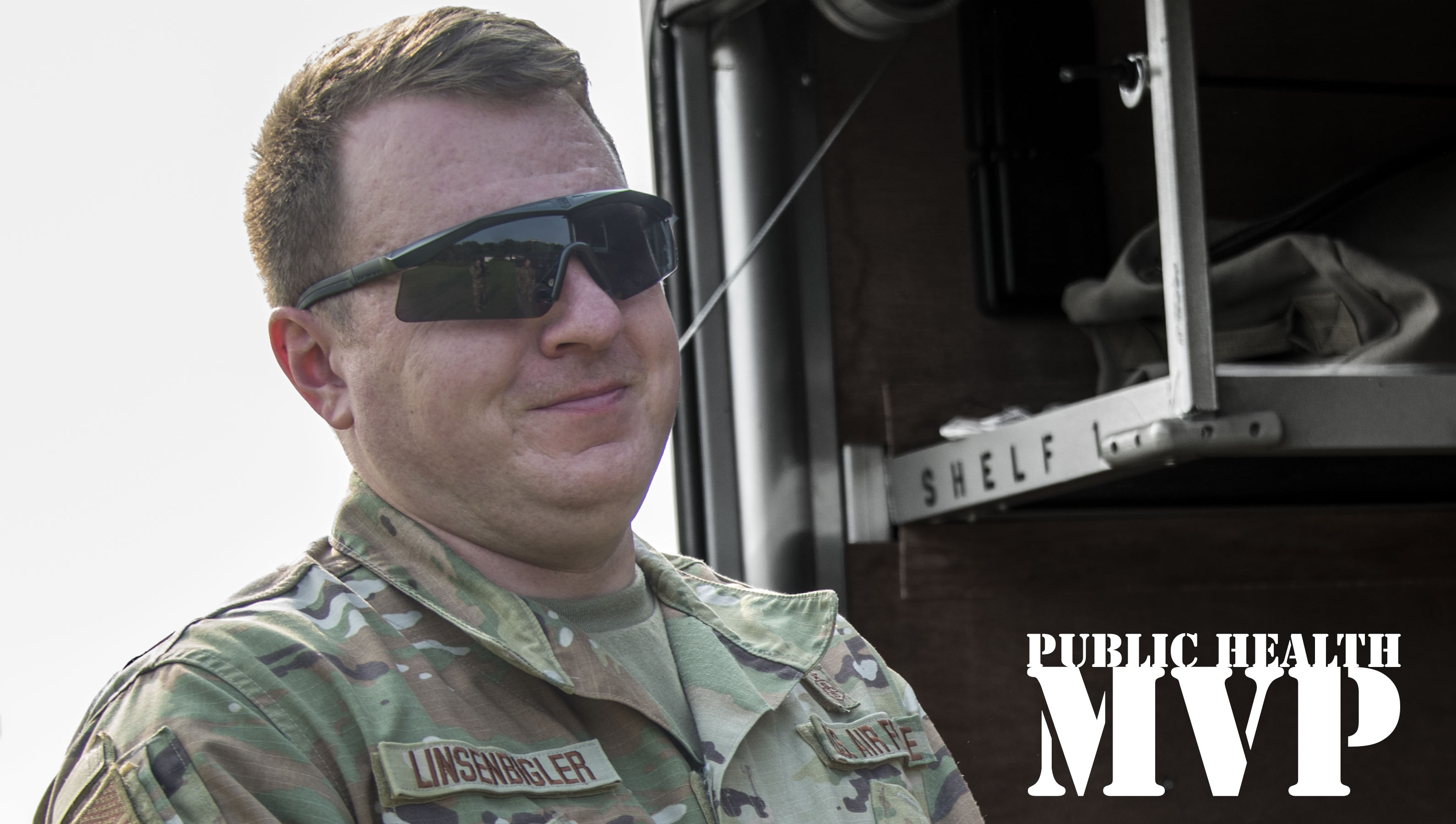 Tech. Sgt. Jacob Linsenbigler is one of Public Health's Most Valuable Players